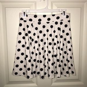 Polka dot skirt